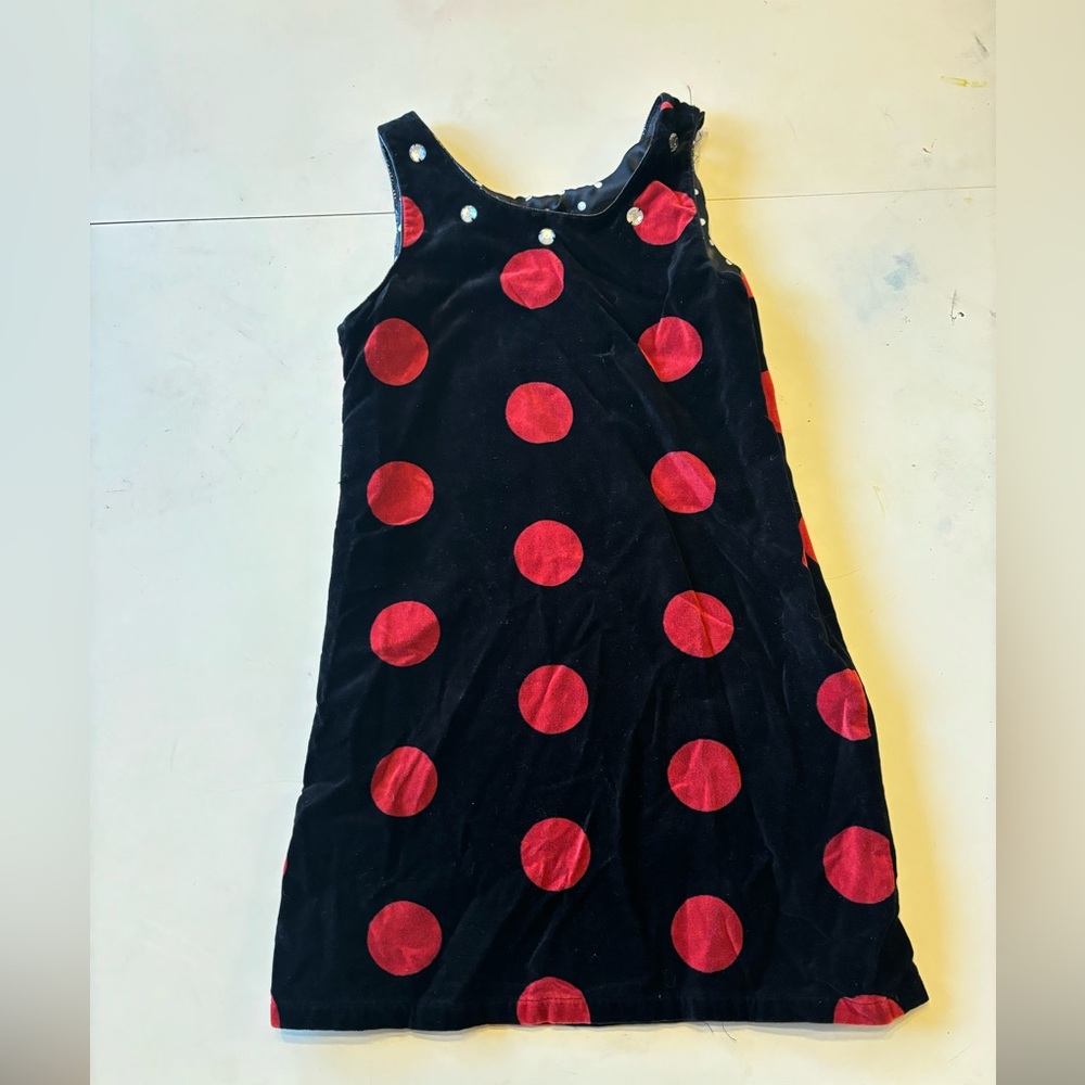 Cute ladybug polka dots dress